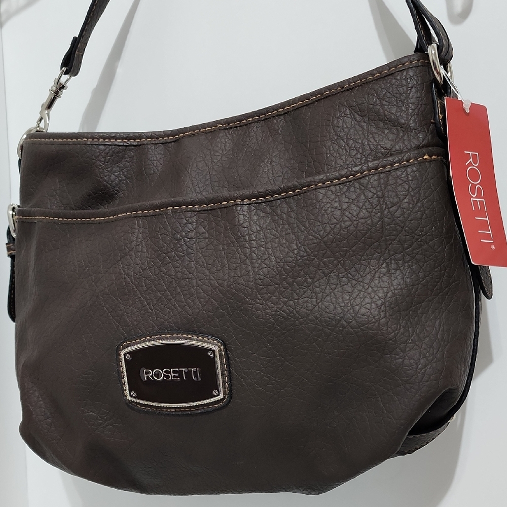 Rosetti Brown Modern Shoulder Bag with Sleek Design